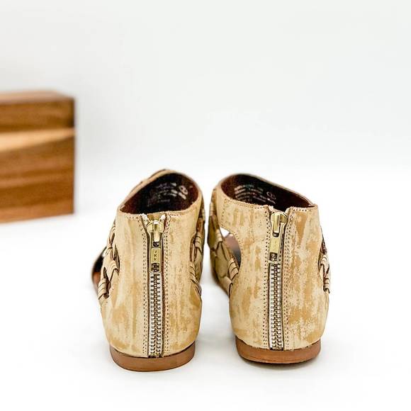 NEW NAUGHTY MONKEY women loop d loop sandals in white - Picture 5 of 6